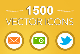 Feature image of 1,500 vector Icons bundle