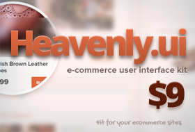 Heavenly e-commerce UI kit By Tokokoo