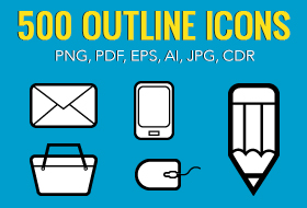 Unique Vector Outline Icons Feature Image