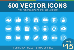 Exclusive Library of Glyph Vector Icons Feature Image