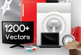 Feature image of 1200+ Vectors with Lifetime Royalty Free License
