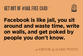 JailFreebook e-card with a quote
