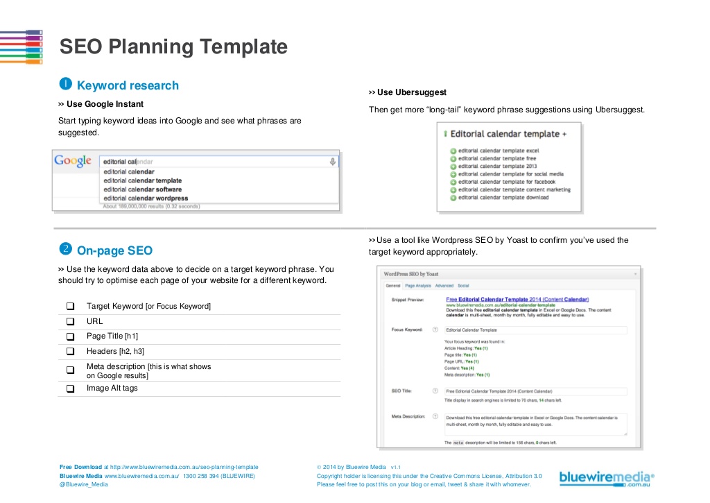 Free-SEO-Planning-Templates FREE SEO Planning Templates