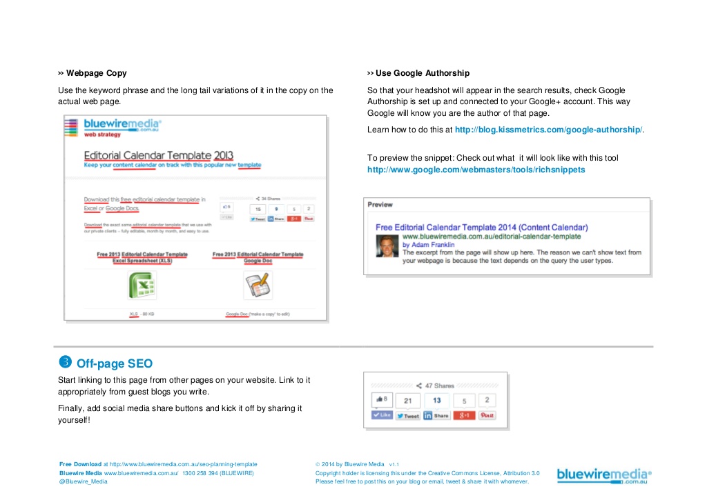 SEO-Planning-Templates Enhance Your Off Page SEO Practices using Free SEO Planning Templates