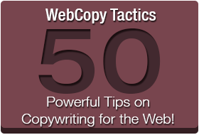 Web copy tactics - Sales Copywriting Tips