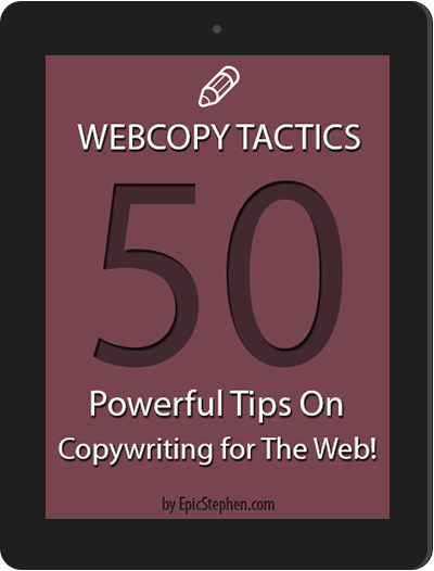 web copywriting tips for sales page ebook banner