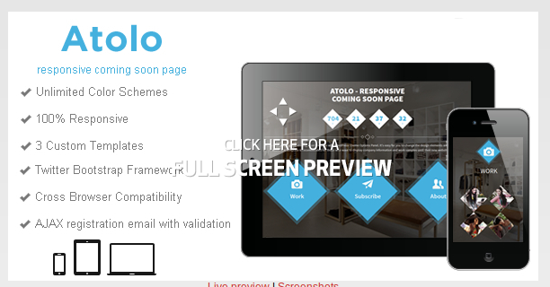 coming-soon-template coming soon template features