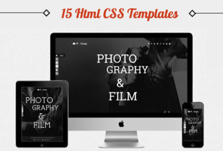 15 HTML CSS Templates Bundle Feature Image