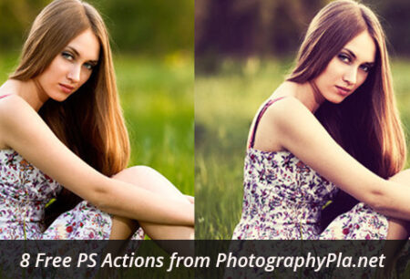 Free Photoshop action feature image