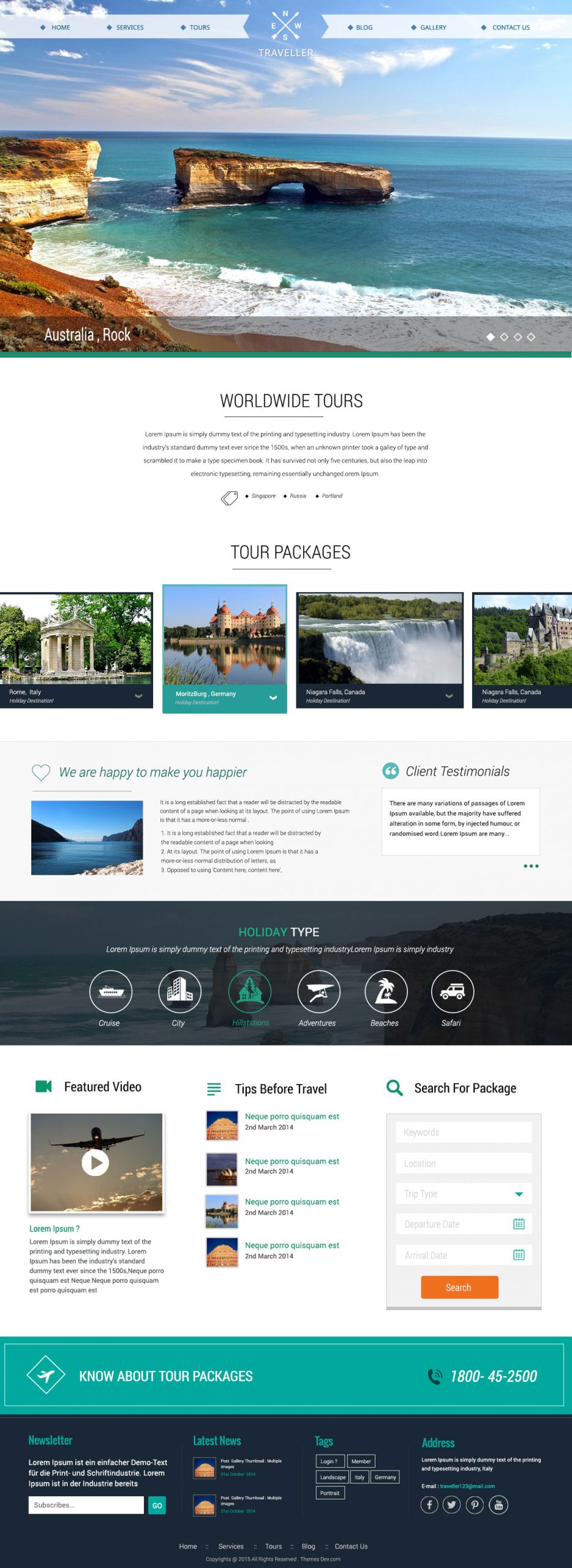 Free-website-PSD-template Free website PSD template