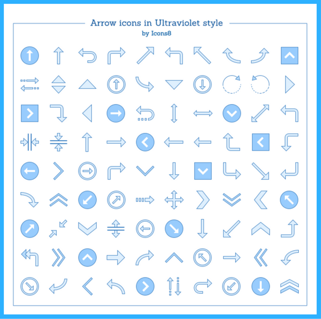 Free-Arrow-icons carousal of arrow icons from free arrow icons bundle, free svg icons for commercial use