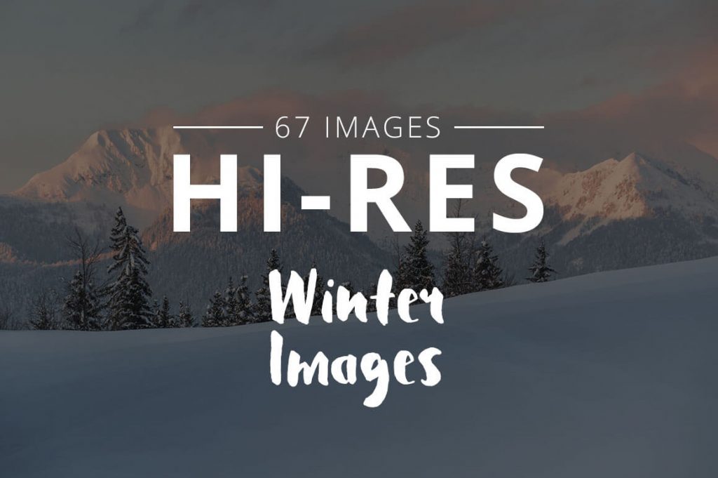 High Resolution Winter images