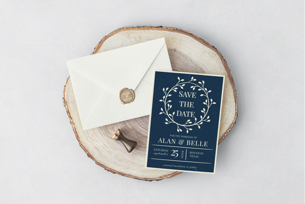 Classic Wedding Invitation Templates Classic Wedding Invitation Templates showcased in a beige background
