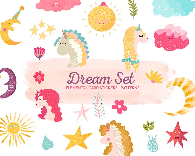 The Tiny Joy Kids Vector Bundle - Dream Set 