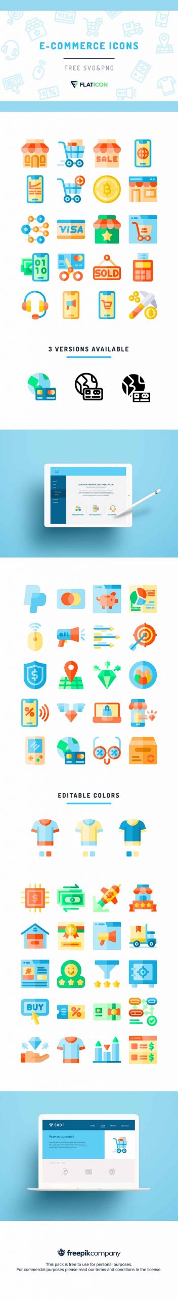 ecommerce-icons-pack Long carousel of eCommerce FREE Icons Bundle, free e commerce icons for commercial use