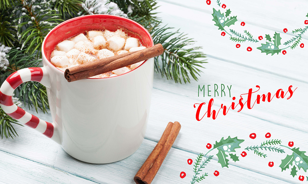 Xmas leaves and text Overlay 50 Photo & Text Overlays Bundle - Xmas 4