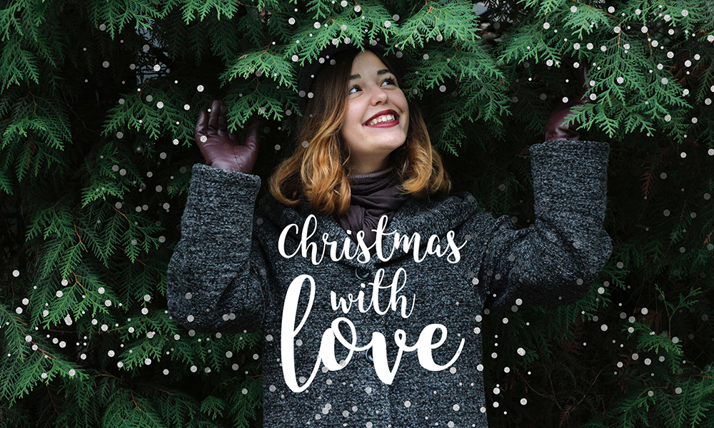 Christmas With Love Text Overlay 50 Photo & Text Overlays Bundle - Christmas With Love