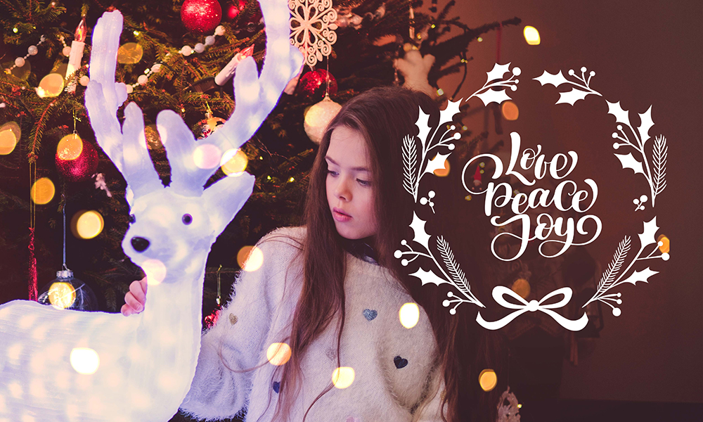 Love Peace Joy Photo & Text Overlay 50 Photo & Text Overlays Bundle - Love Peace Joy