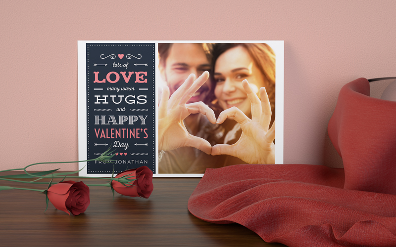 Editable Valentines-day-photocards Valentines Day Photocards mockups