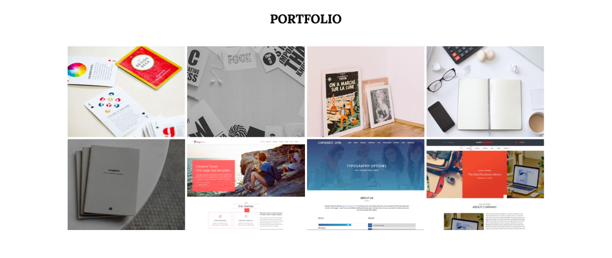 Brito Theme Preview - Portfolio