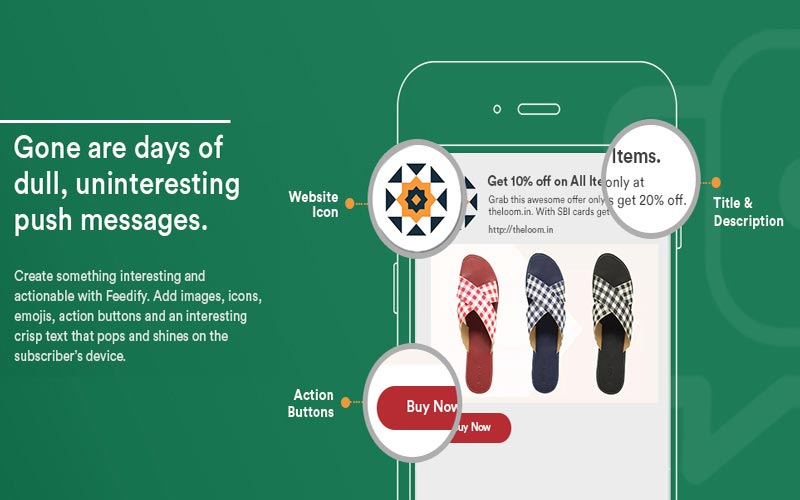 website icon action buttons title and description of Feedify - Cutsomer Feedback insights tools