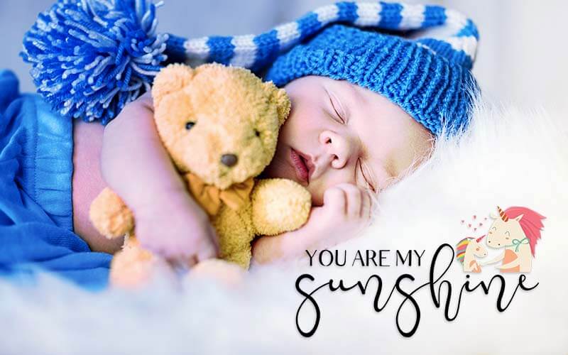 New born- Photoshop Text Overlay