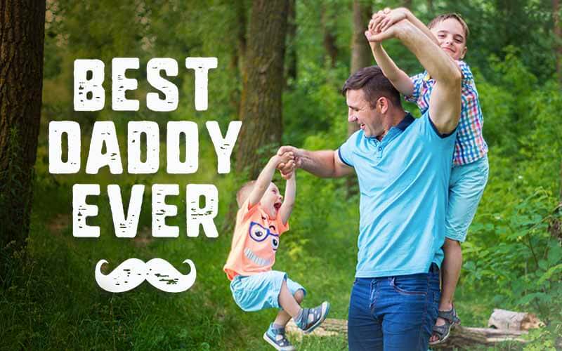 Dad - Photoshop Text Overlay