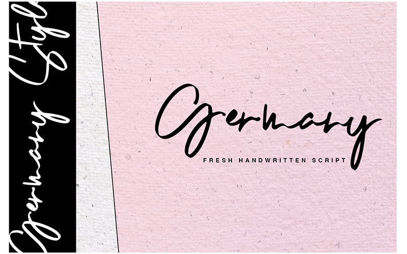 Fresh-Germany-Font 51 Elegant & Creative Fonts From The Amazing Fonts Bundle - Fresh-Germany