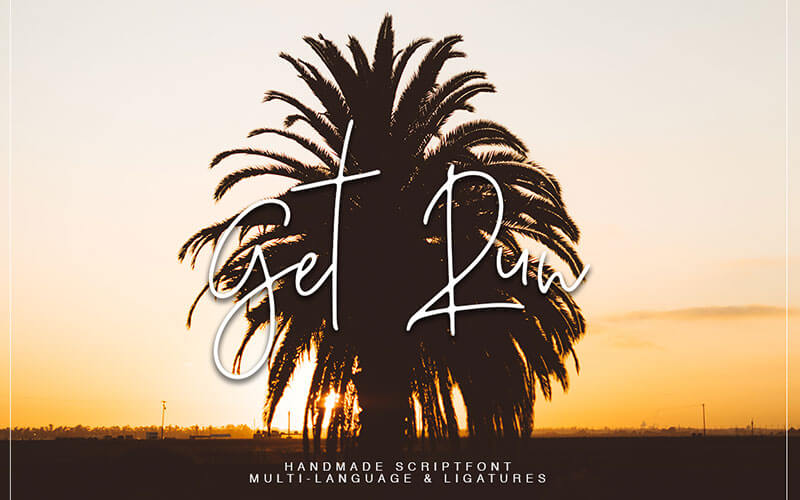Fresh- Get-Run-Font 51 Elegant & Creative Fonts From The Amazing Fonts Bundle - Fresh- Get-Run