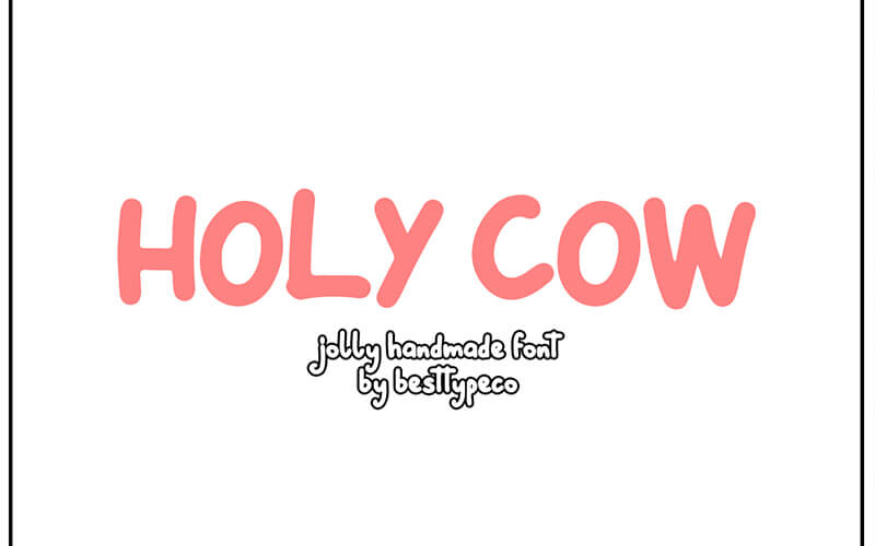 Fresh- Holy-Cow-Font 51 Elegant & Creative Fonts From The Amazing Fonts Bundle - Fresh- Holy-Cow