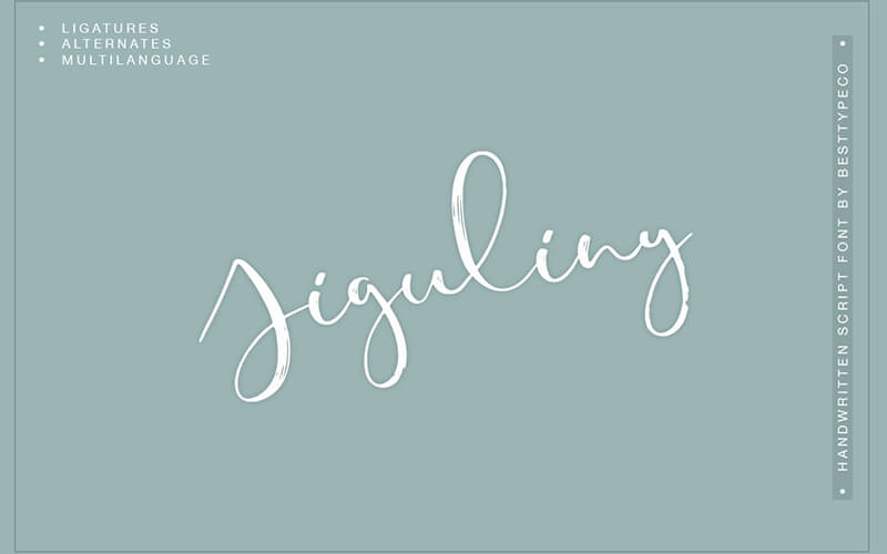 Fresh-Jiguliny-Font 51 Elegant & Creative Fonts From The Amazing Fonts Bundle - Fresh- Jiguliny