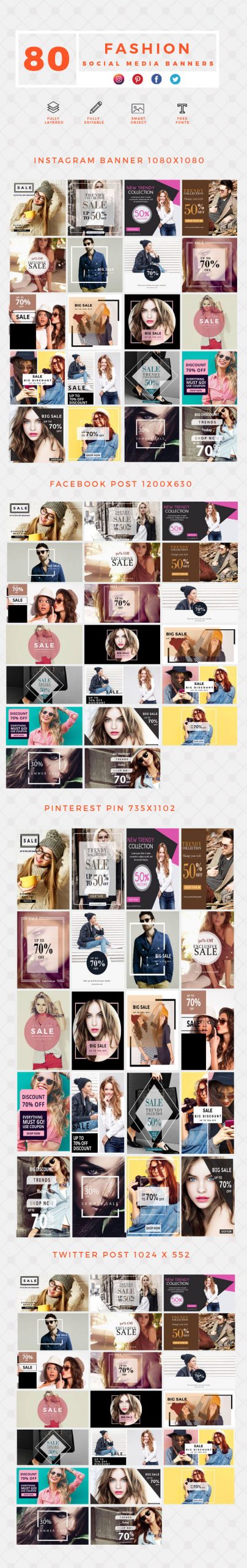 Fashion-social-media-banner-templates Fashion social media banner templates long carousal