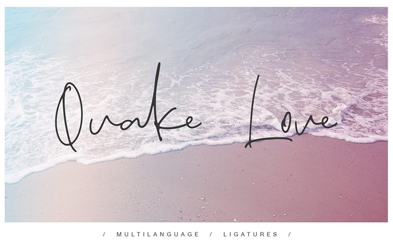 Quake-Love-Font 51 Elegant & Creative Fonts From The Amazing Fonts Bundle - Quake-Love