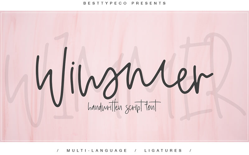 wimmer-creative-fonts 51 Elegant & Creative Fonts From The Amazing Fonts Bundle - Wimmer