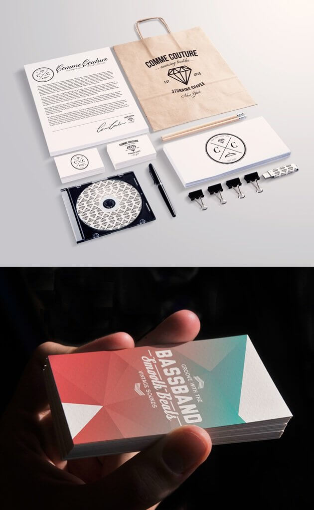 Stationery and Business Card Mockup Templates