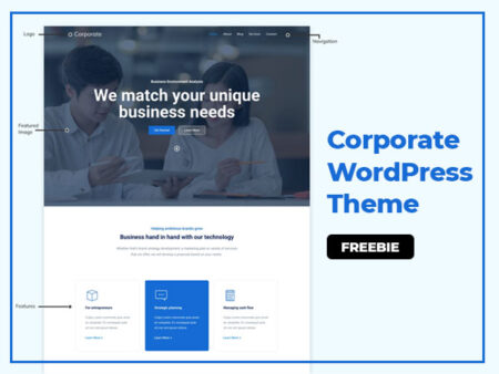 Free Corporate WordPress theme