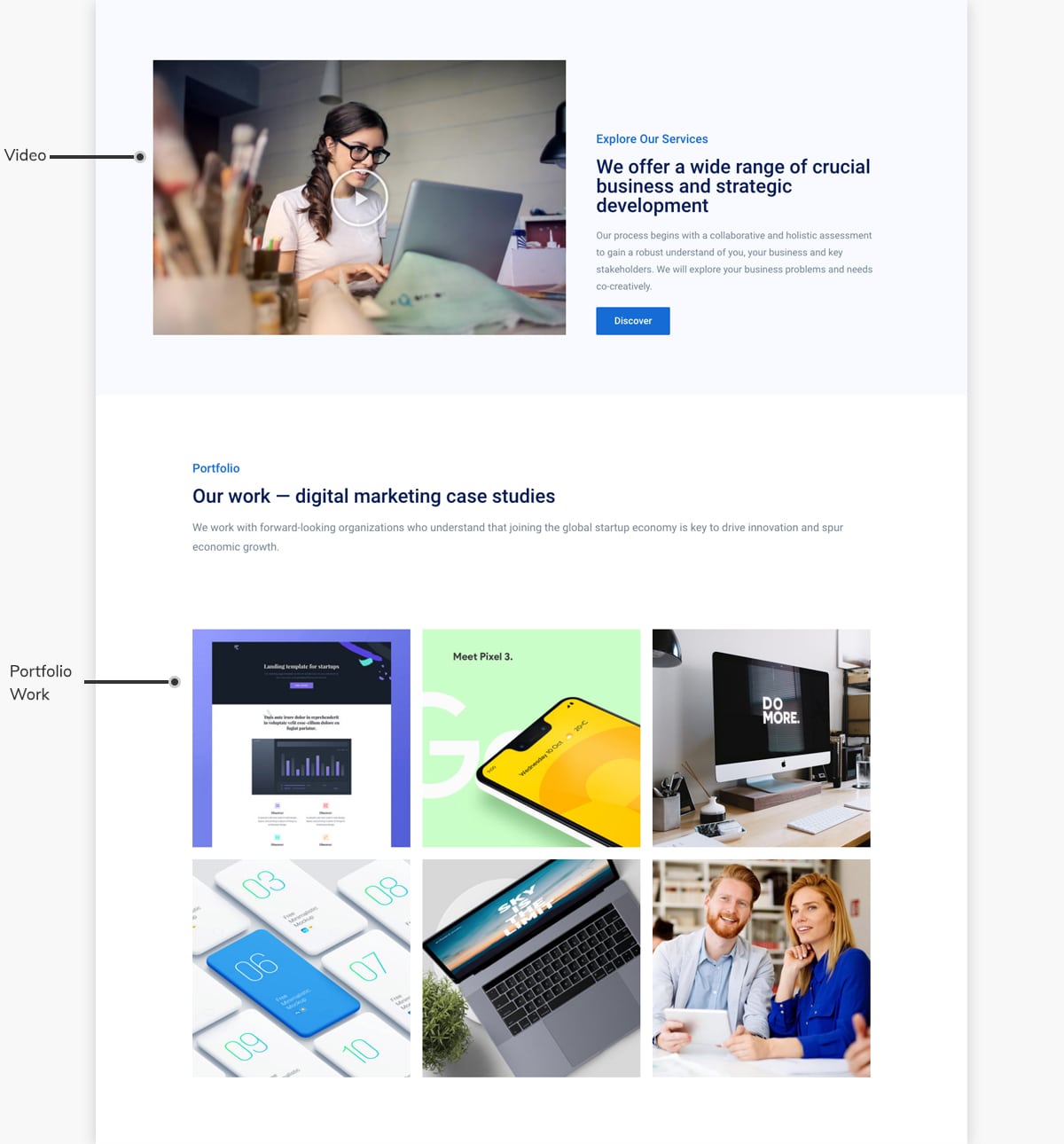 Corporate WordPress Theme - Services