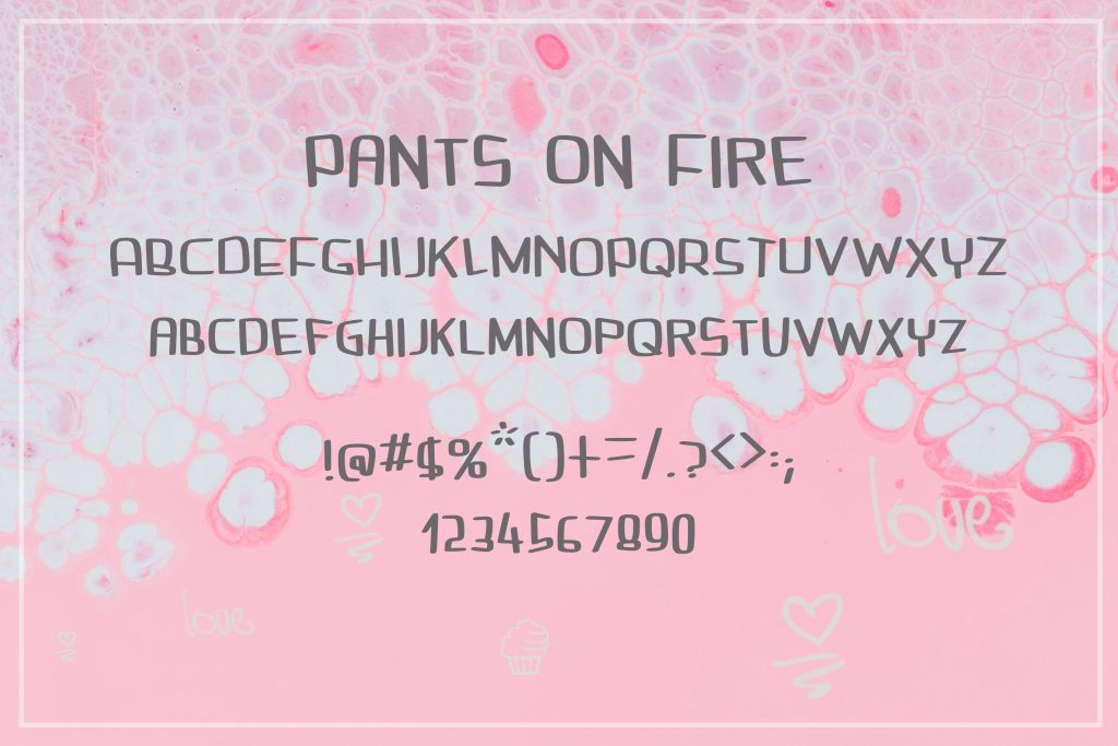 Valentine fonts