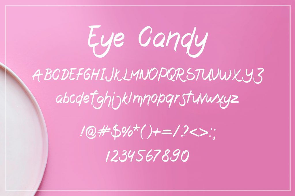 Eye candy Valentine fonts