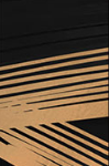 black and gold background with matte gold stripes