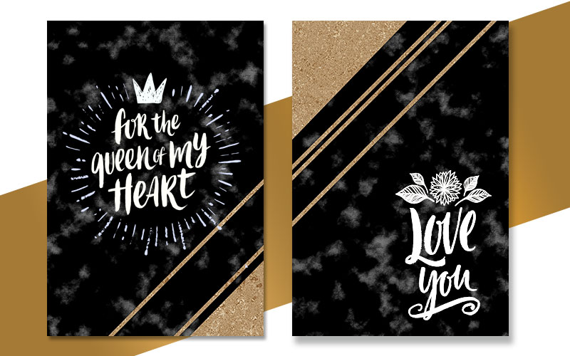 black gold background on a poster