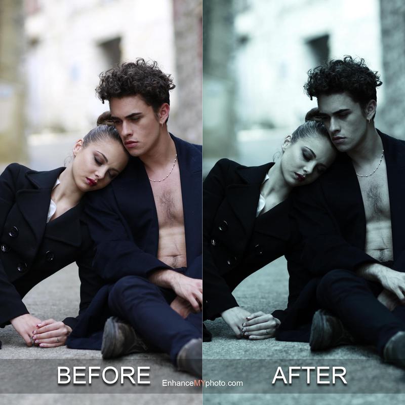 Visual difference between original and soft glow enhanced image.