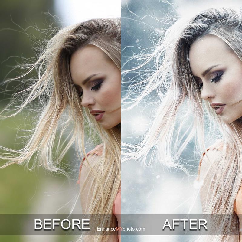 Original and HDR-enhanced images side by side.