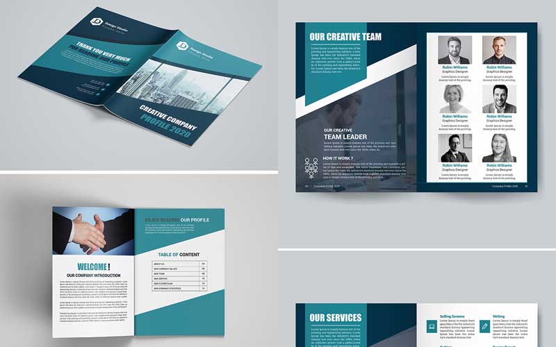 creative corporate brochure designs