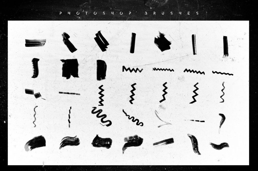 Calligraphy brush stroke