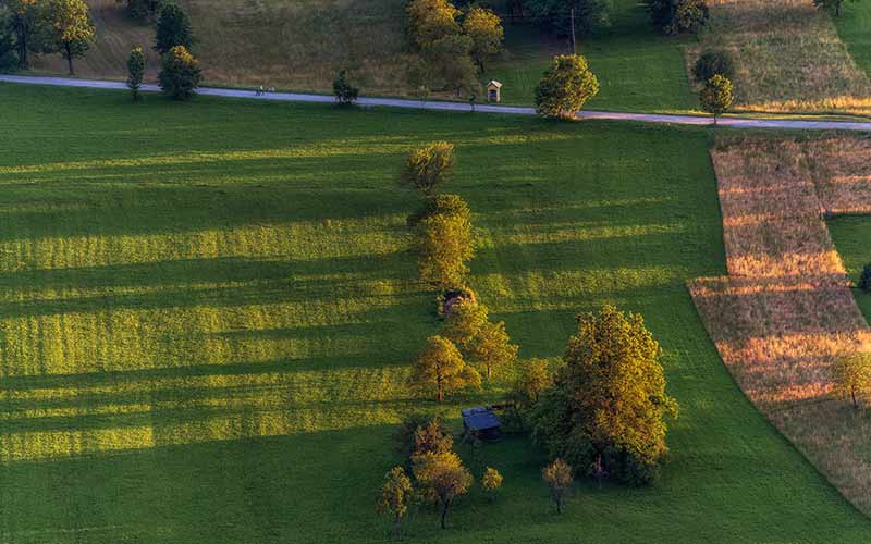 Nature Wallpaper of a farm land