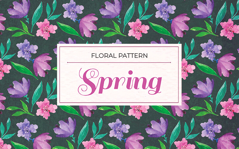 Colorful Floral Pattern Background