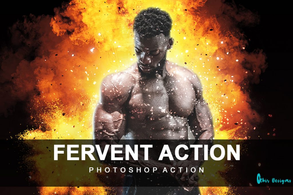 Fervent Action Photoshop Actions Bundle