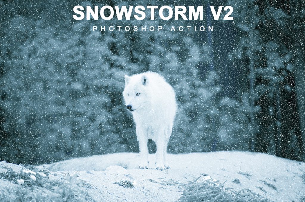Snowstorm V2 Photoshop Actions Bundle