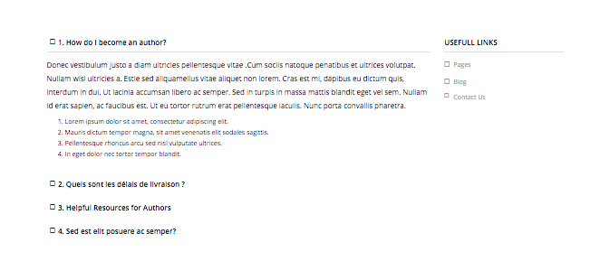 website templates for body of the web page
